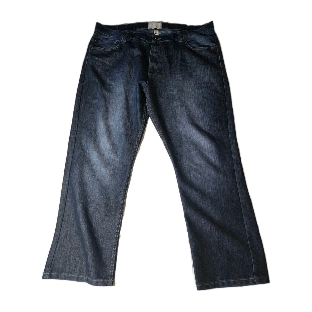 Alexander Julian Mens Jeans 44x30 Dark Wash Straight Leg Denim Pants